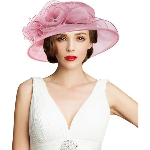 Women\'s Kentucky Hat Wide Brim Pink main image 4